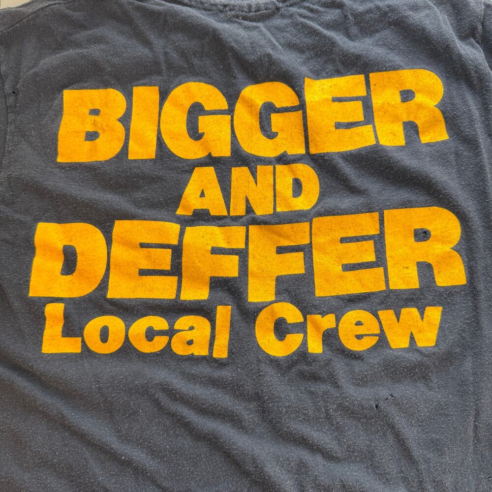 Vintage 1987 Def Jam Tour Shirt Bigger and Deffer Local Crew LL Cool J Hanes